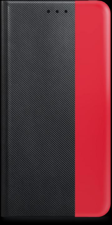 Produktbild prio Book Case Fashion für iPhone 12/12 Pro schwarz-rot (Apple iPhone 12 Pro)