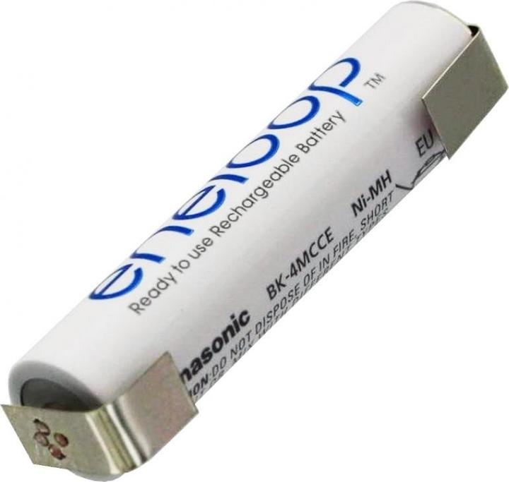 Image du produit Panasonic Eneloop BK-4MCC Micro AAA avec languette à souder en forme de U (AAA, 800 mAh)