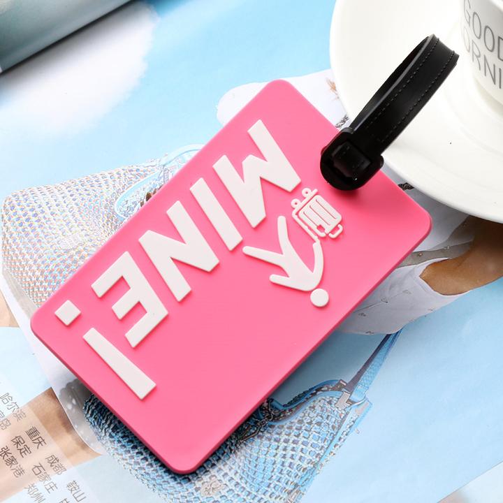 Image du produit Noya Kofferanhänger Gepäck-Etiketten Luggage Tag mit Adressschild - NOT YOUR BAG (4er Set) (Cadenas + étiquette pour bagage)