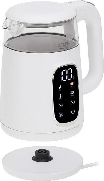 Productafbeelding Adler AD 1305 waterkoker wit/zilver (1.70 l)