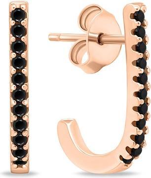 Produktbild Brilio Silver - Original bronze earrings with zircons EA618RBC