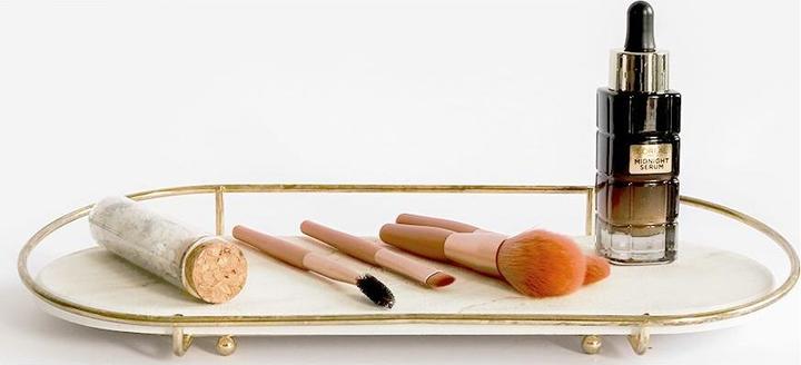 Actual product image Stonea Makea Gold Makeup Tray Topaz