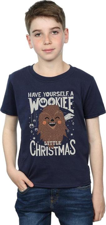 Immagine prodotto Star Wars Wookiee Little Christmas Maglietta Ragazzi (140, 146)
