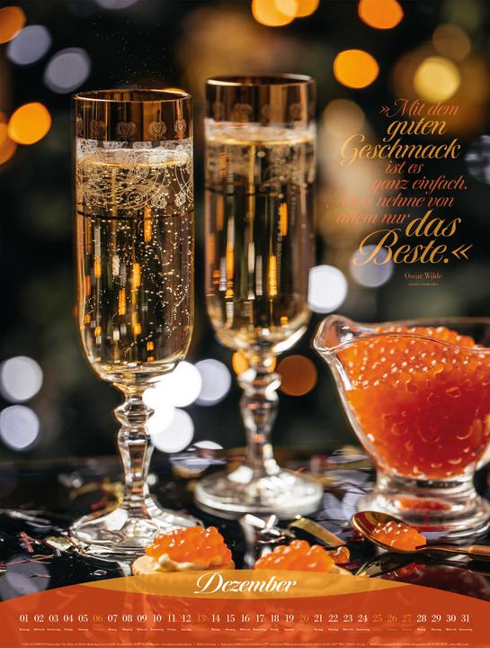 Image du produit Art Culinaire Kalender 2026 (Allemand, Ackermann Kunstverlag GmbH, 2025)