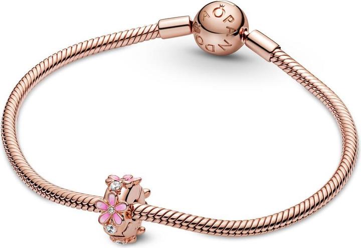 Image du produit Pandora Fleur Daisy (Métal, plaqué or rose, Émail)