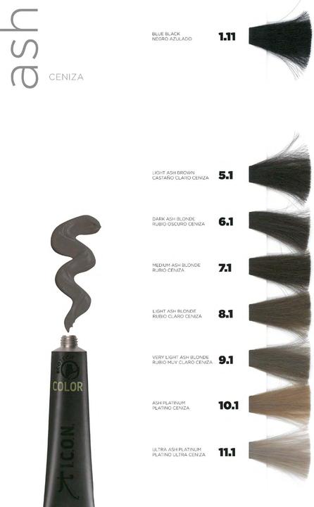 Immagine prodotto Icon ECOTECH COLOR colore naturale #7.1 biondo cenere medio 60ml (7.1 Biondo Cenere Medio)