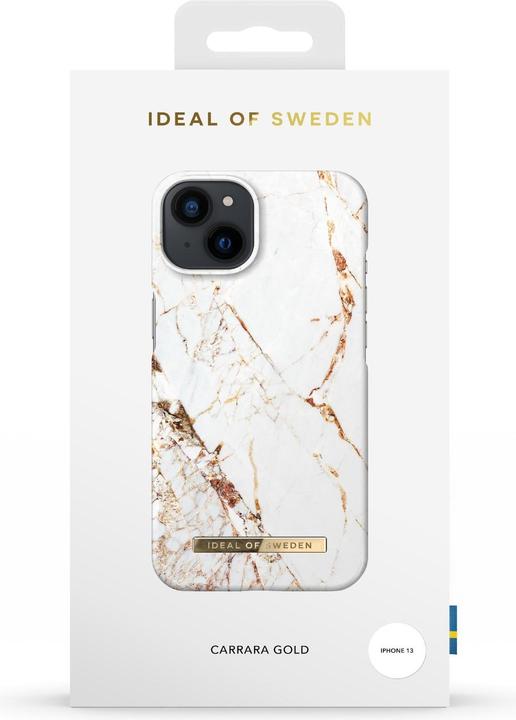 Actual product image iDeal Of Sweden Designer Hard Cover Carrara Gold (Apple iPhone 13)