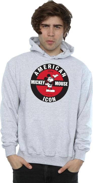 Immagine prodotto Disney Mickey Mouse American Icon Felpa con Cappuccio Uomo (S)