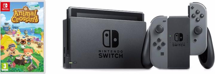Image du produit Nintendo Switch - Grise + Animal Crossing : New Horizons