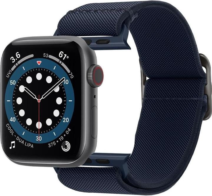 Actual product image Spigen Fit Lite Band for Apple Watch Series 42, 44, 45, 49 mm - navy (42 mm, 44 mm, 45 mm, 49 mm)