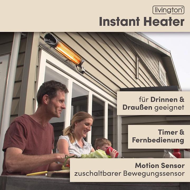 Produktbild Livington Infrarotheizung, Instant Heater (2000 W)
