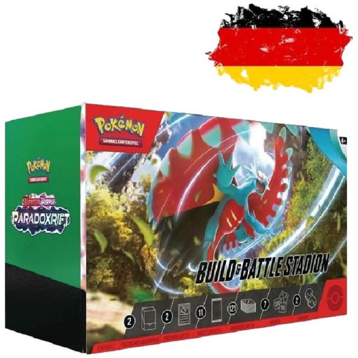 Produktbild Pokémon KP04 Karmesin&Purpur Miraidon EX Build & Battle Stadion *Deutsche Version* (Deutsch, Build & Battle Box)