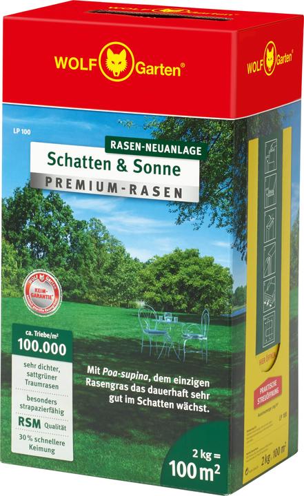 Produktbild Wolf-Garten Premium Schatten-Sonne (Rasensamen)