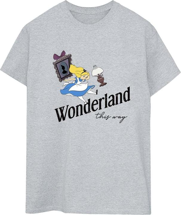 Immagine prodotto Disney Alice In Wonderland This Way Maglietta Ampia Donna (M)