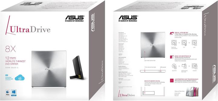Actual product image ASUS Sdrw-08u5s-U (DVD writer)