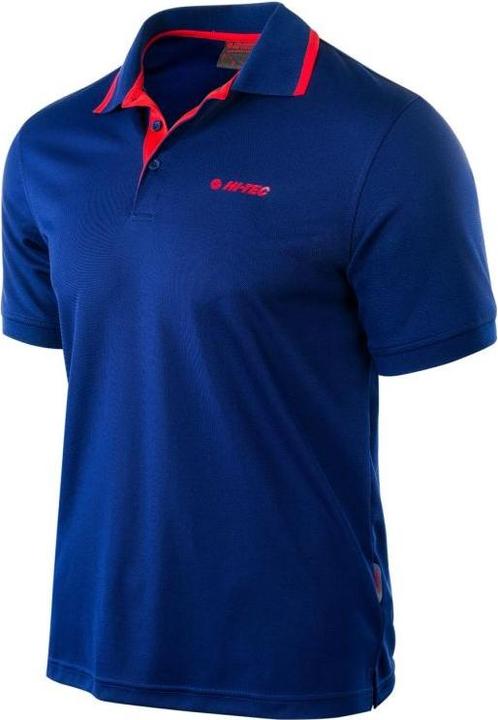 Hi-Tec Polo-Site pour hommes-impression bleue (M)