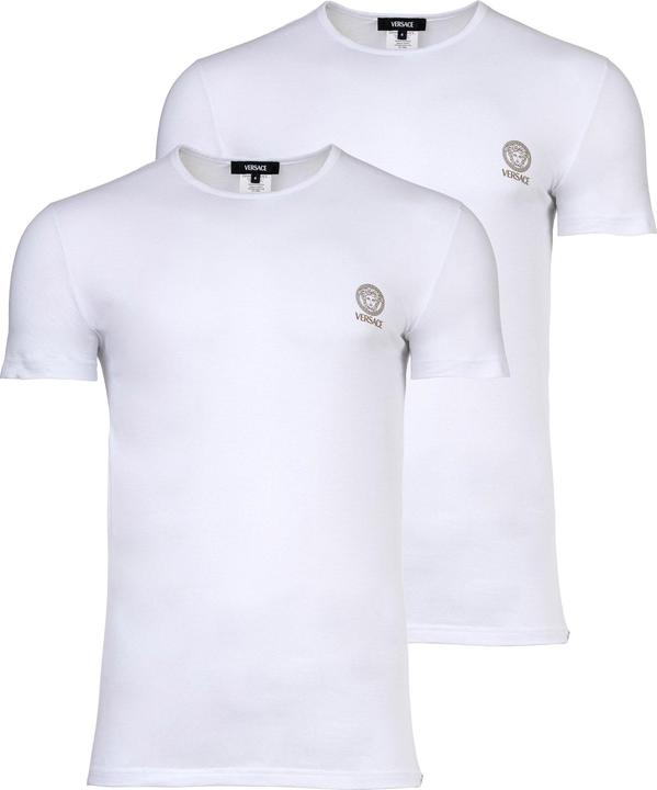 Immagine prodotto Versace T-Shirt Bi-Pack Jersey Topeka Bi-Stretch Cotton Organic New Logo (3XL)