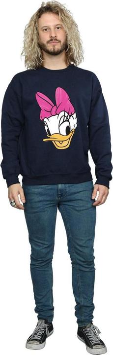 Actual product image Disney Mens Daisy Duck Head Painted Sweatshirt (S)