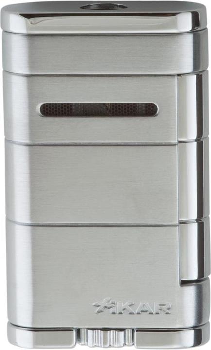 Produktbild Xikar Allume Single Jet Feuerzeug silver 531SL