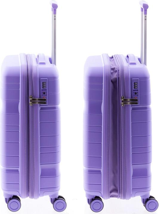 Actual product image Wüsthof 3800 4-wheel cabin trolley 55 cm with stretch fold (36 l, Hand luggage (up to 50 litres))