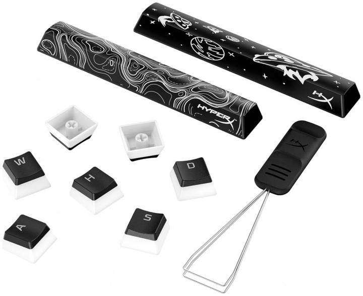 Image du produit HyperX Pudding Keycaps 2 Full 112 PBT Key Set - Black (US Layout) 7G8K1AA