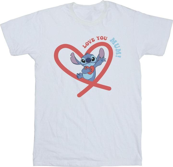 Produktbild Disney Lilo & Stitch Love You Mum TShirt (S)