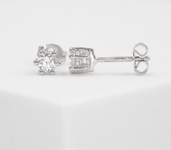 Image du produit Muau Boucles d'oreilles (Or blanc 750/18K)