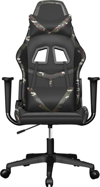 Produktbild VidaXL Gaming-Stuhl mit Massagefunktion Tarnfarben Kunstleder
