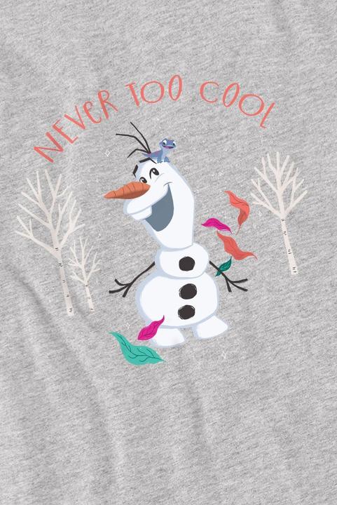 Immagine prodotto Disney Frozen Never Too Cool Maglietta Olaf Bambini (104)
