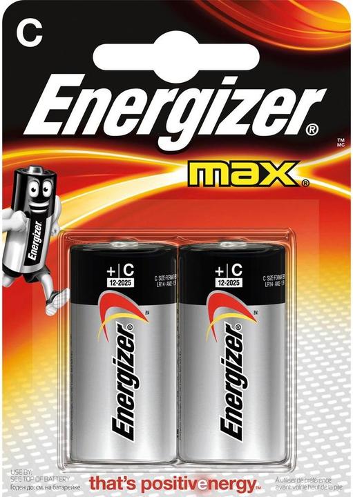 Actual product image Energizer Max Alkaline (2 pcs., C, 8000 mAh)