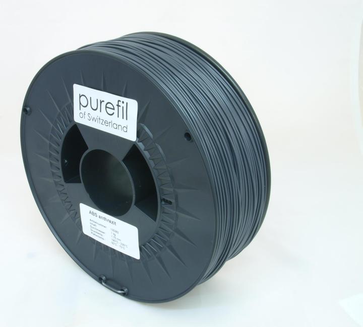 Actual product image Purefil Filament (ABS, 1.75 mm, 1000 g, Grey)