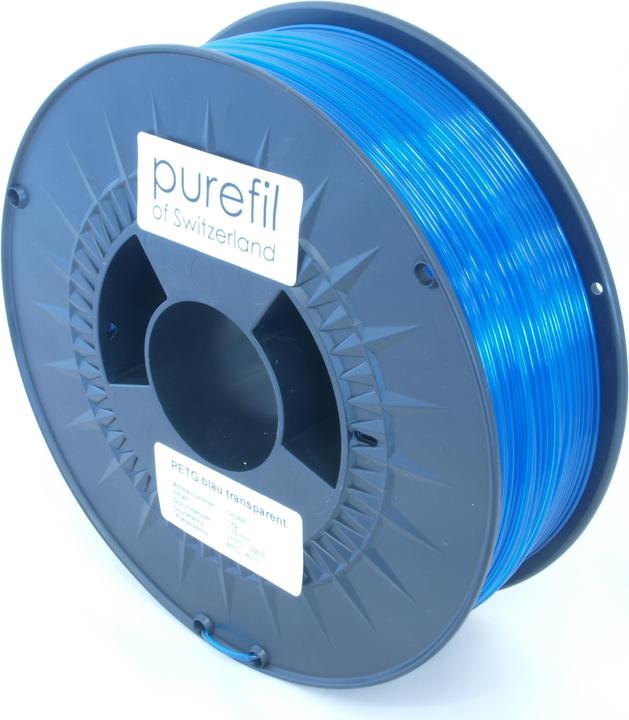 Actual product image Purefil Filament (PETG, 1.75 mm, 1000 g, Blue)