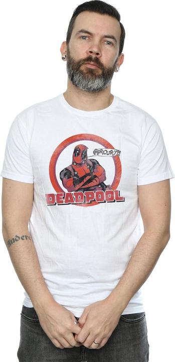 Produktbild Deadpool Seriously Speech Bubble TShirt (L)
