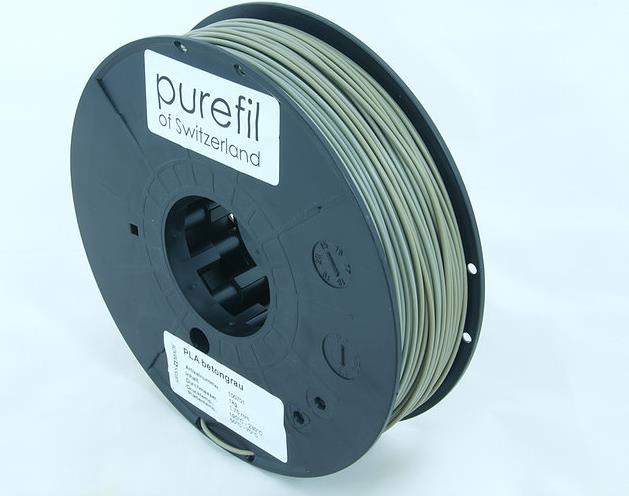 Productafbeelding Purefil Draad (PLA, 1.75 mm, 350 g, Grijs)