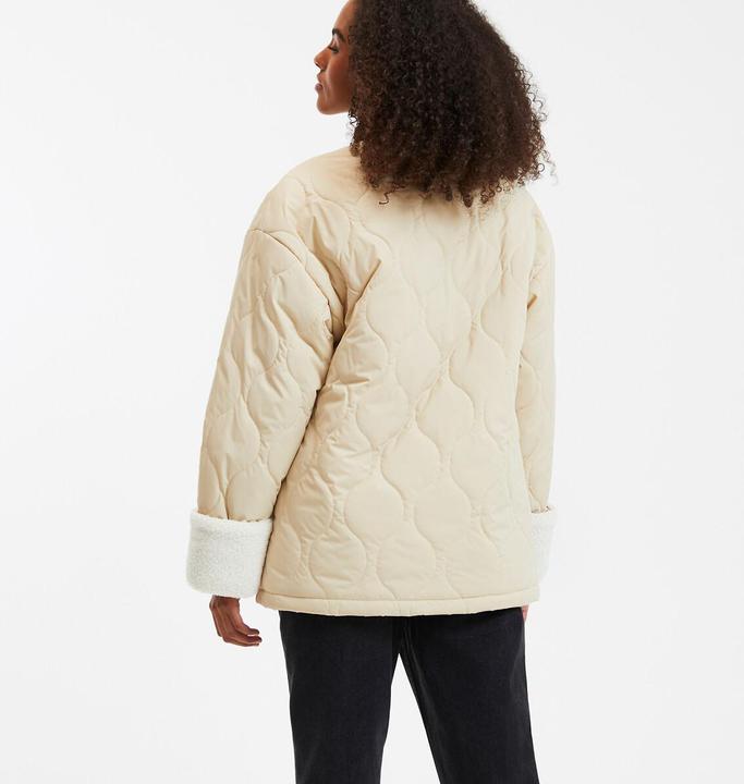 Immagine prodotto La Redoute Collections Halblange Steppjacke mit rundem Ausschnitt (XS)