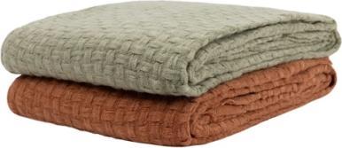 Domoletti ACRYLIC WAFFLE THROW 158X138 CM (158 x 138 cm)