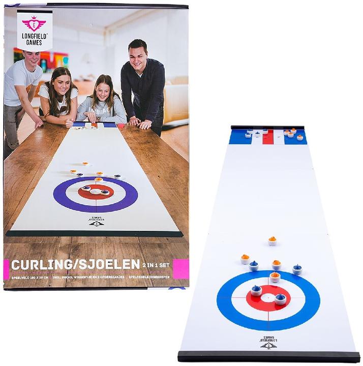 Actual product image Engelhart 2 in 1 - Curling and Shuffleboard