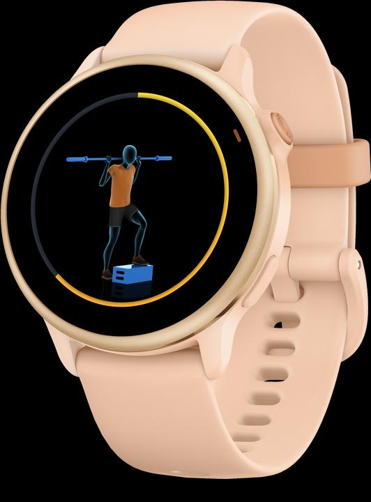 Actual product image Garmin vivoactive 6, GPS, Pink Dawn/ P. Dawn Metallic, WW (42.20 mm)