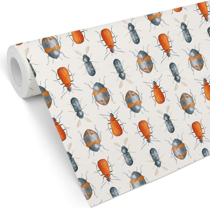 Immagine prodotto Trenddeko Scarabei colorati - arancione (1008 x 48 cm)