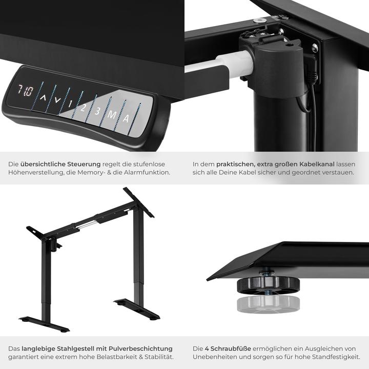 Image du produit tectake Bureau assis debout