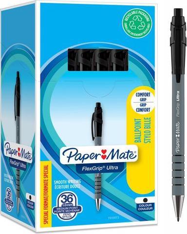 Produktbild Paper Mate Gelschreiber InkJoy Gel RT BP M 30+6 (Schwarz, 36 x)