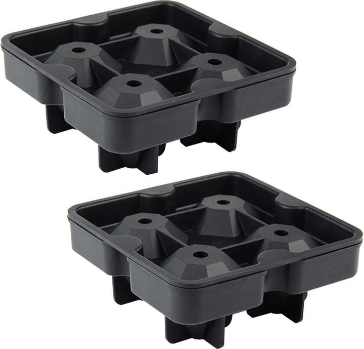Produktbild Metamorph Diamant Eiswürfel Silikonform 4-fach