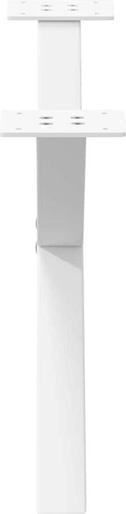 Actual product image VidaXL Coffee table legs X-shape 2 pcs. White 70x(30-31) cm steel table leg