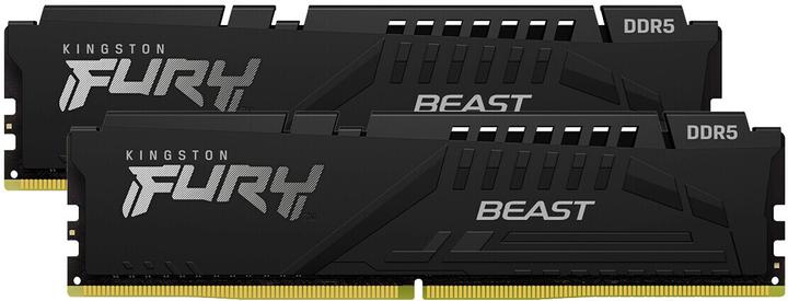 Actual product image Kingston 64GB 6000MT/s DDR5 CL36 DIMM (Kit of 2) FURY Beast Black (2 x 32GB, 6000 MHz, DDR5 RAM, DIMM)