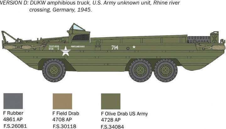 Actual product image Italeri Dukw