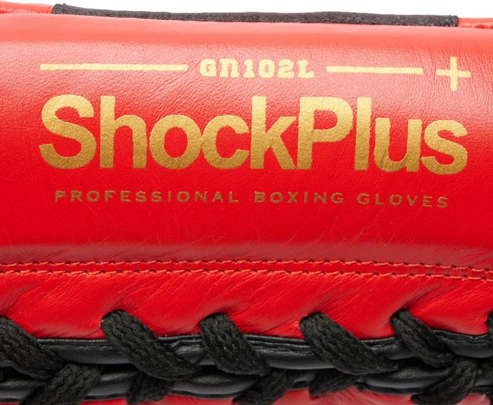 Actual product image Leone Boxing Gloves Shock Plus GN102L Red (10 OZ)