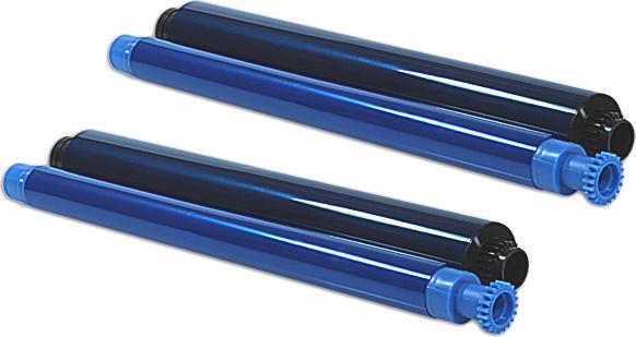 Image du produit Inkadoo Rouleau thermique compatible avec Panasonic KX-FA54X TTR (2 pièces) Noir (CF)