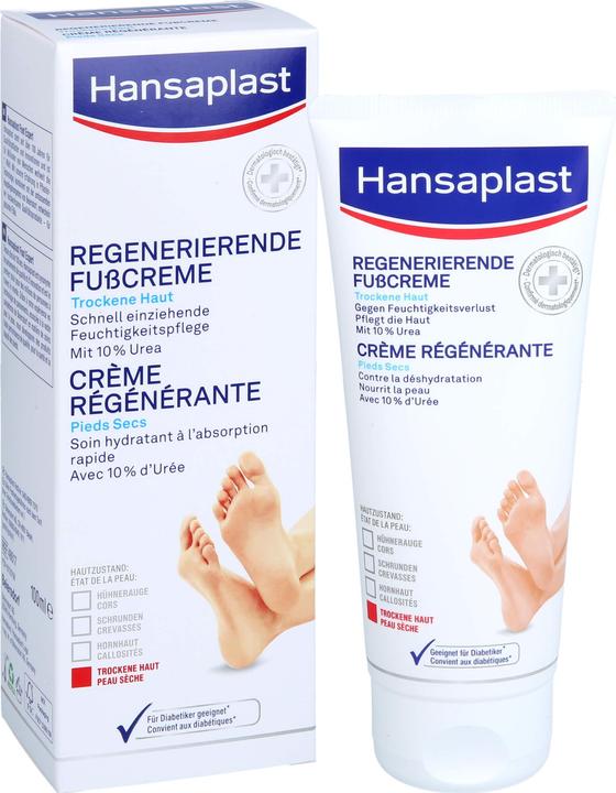 Produktbild Hansaplast Regenerierende Fusscreme mit 10% Urea Tb 100 ml (Fusscrème & Fussgel, 100 ml)