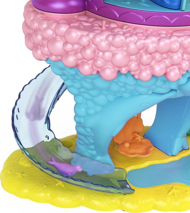 Actual product image Polly Pocket Pollyville Rainbow Funland Mermaid Princess Ride