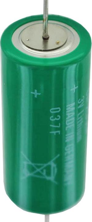 Actual product image Varta Batterie CR2/3AA, 6237 mit Axialem Drahtans (1 pcs., AA, 1350 mAh)